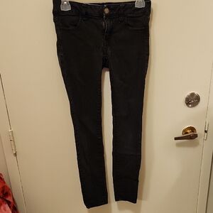 AMERICAN EAGLE OUTFITTERS Stylish Black Skinny Jeans
